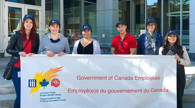 NEB staff at United Way event