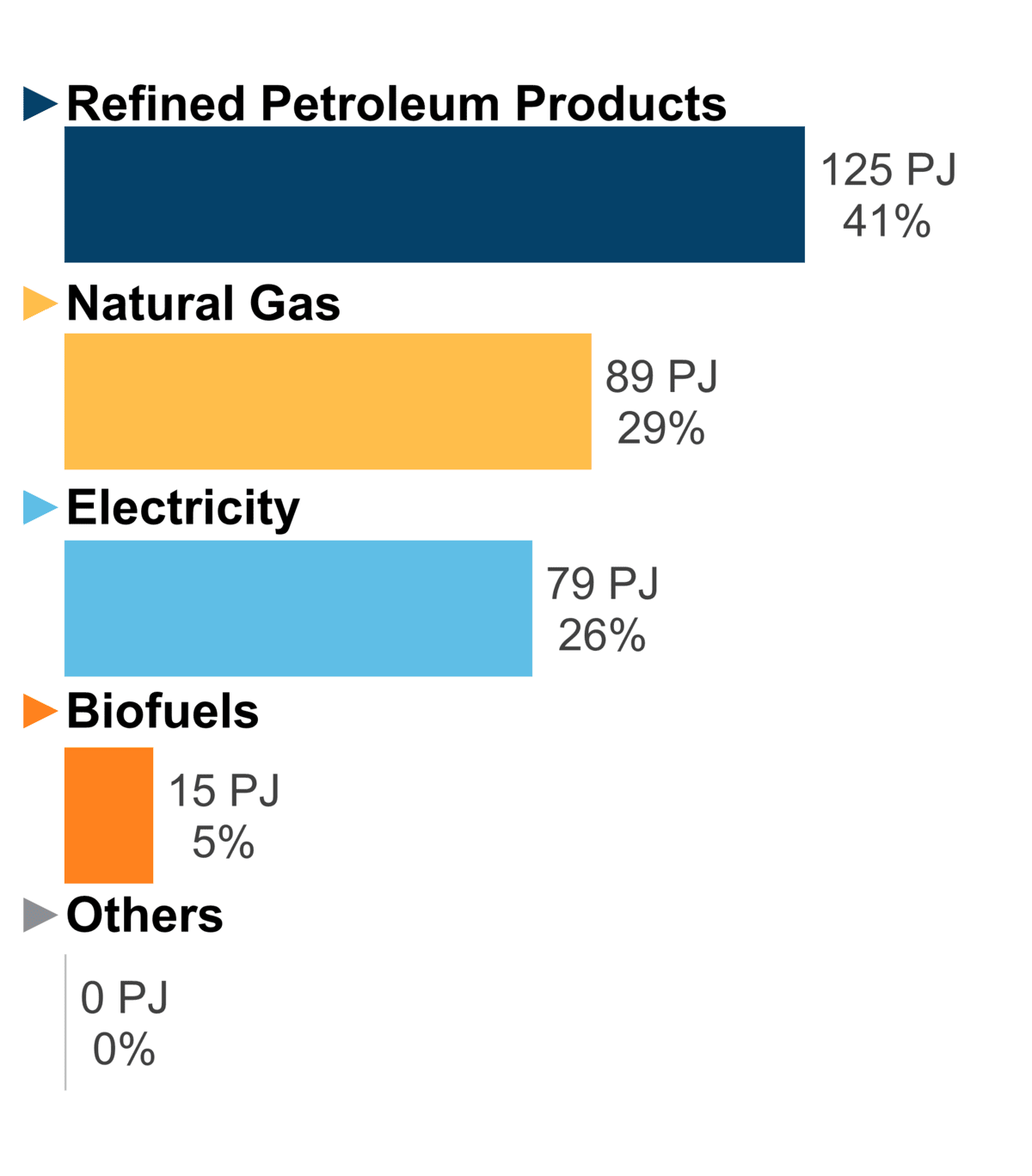 Figure 7: End-Use Demand by Fuel (2020)