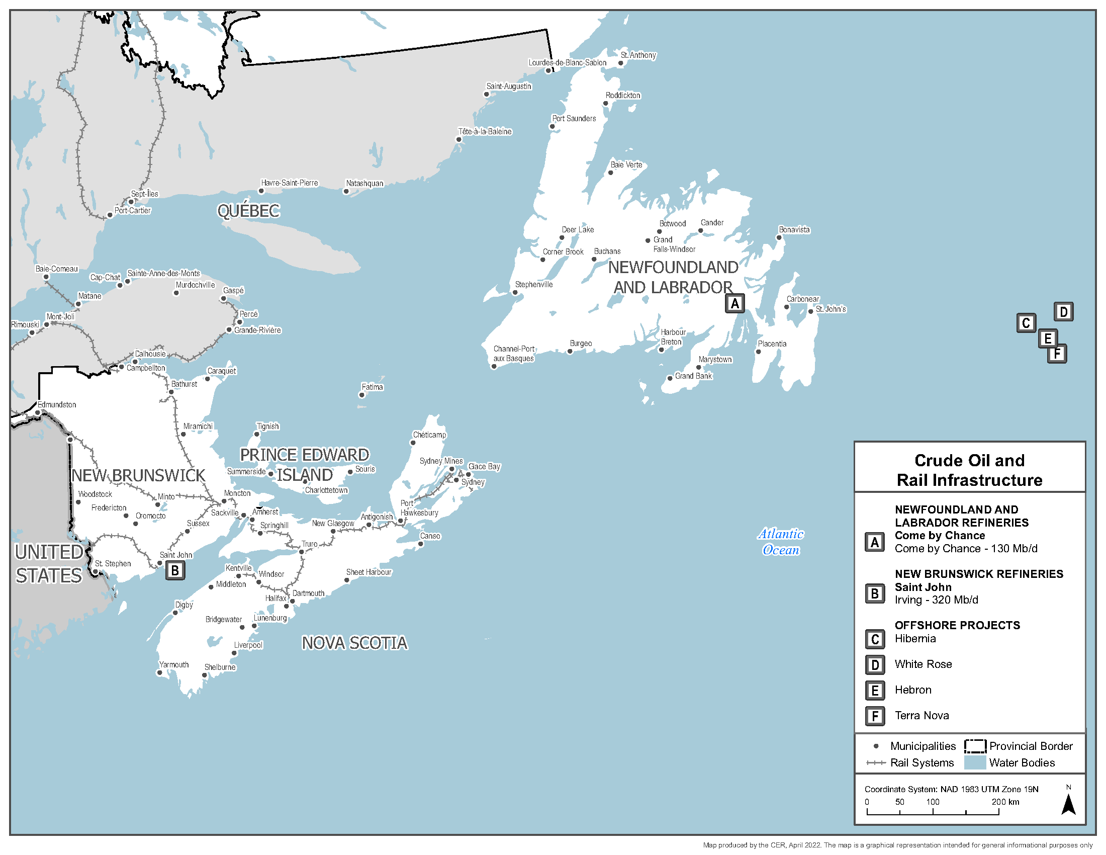 Figure 4: Crude oil infrastructure