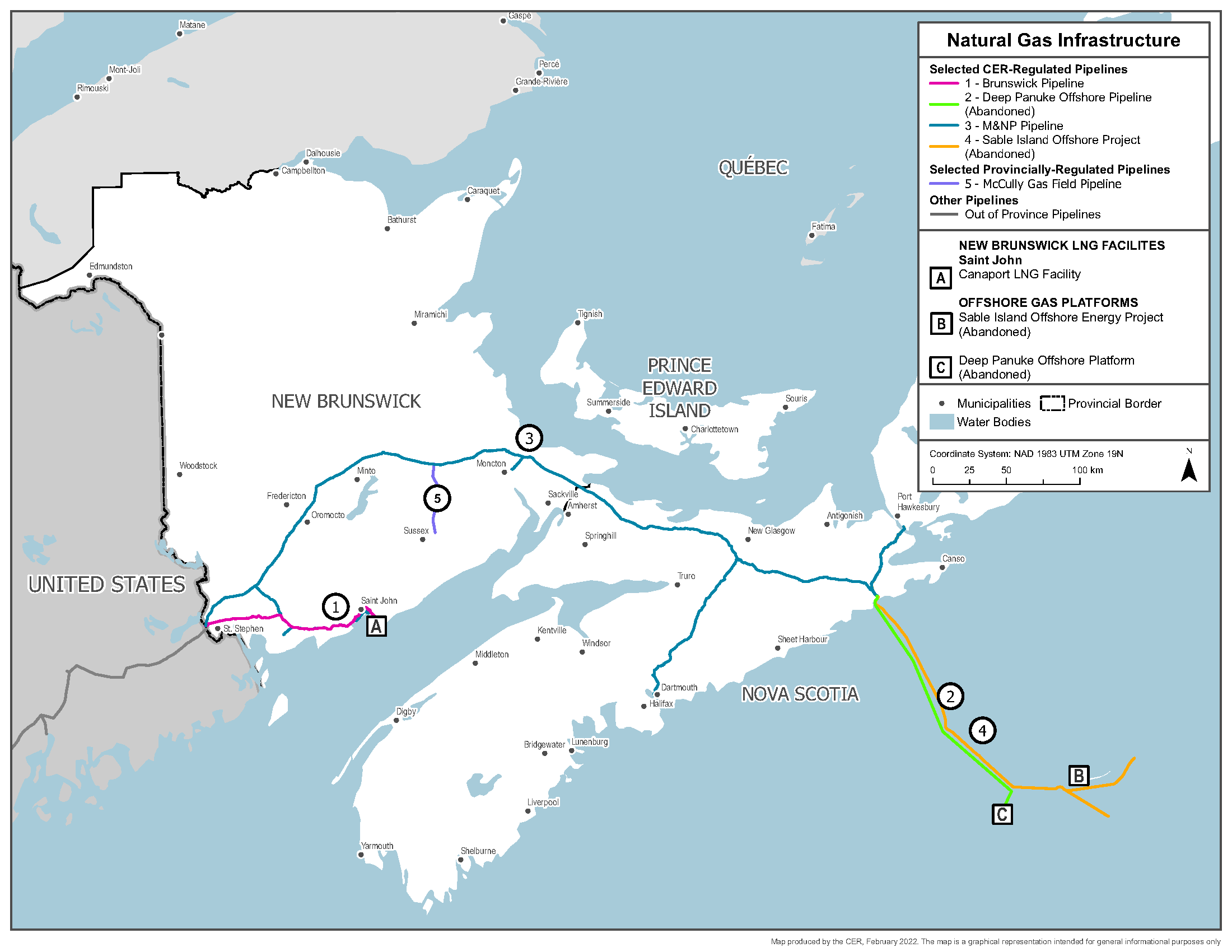 Figure 5: Natural gas infrastructure