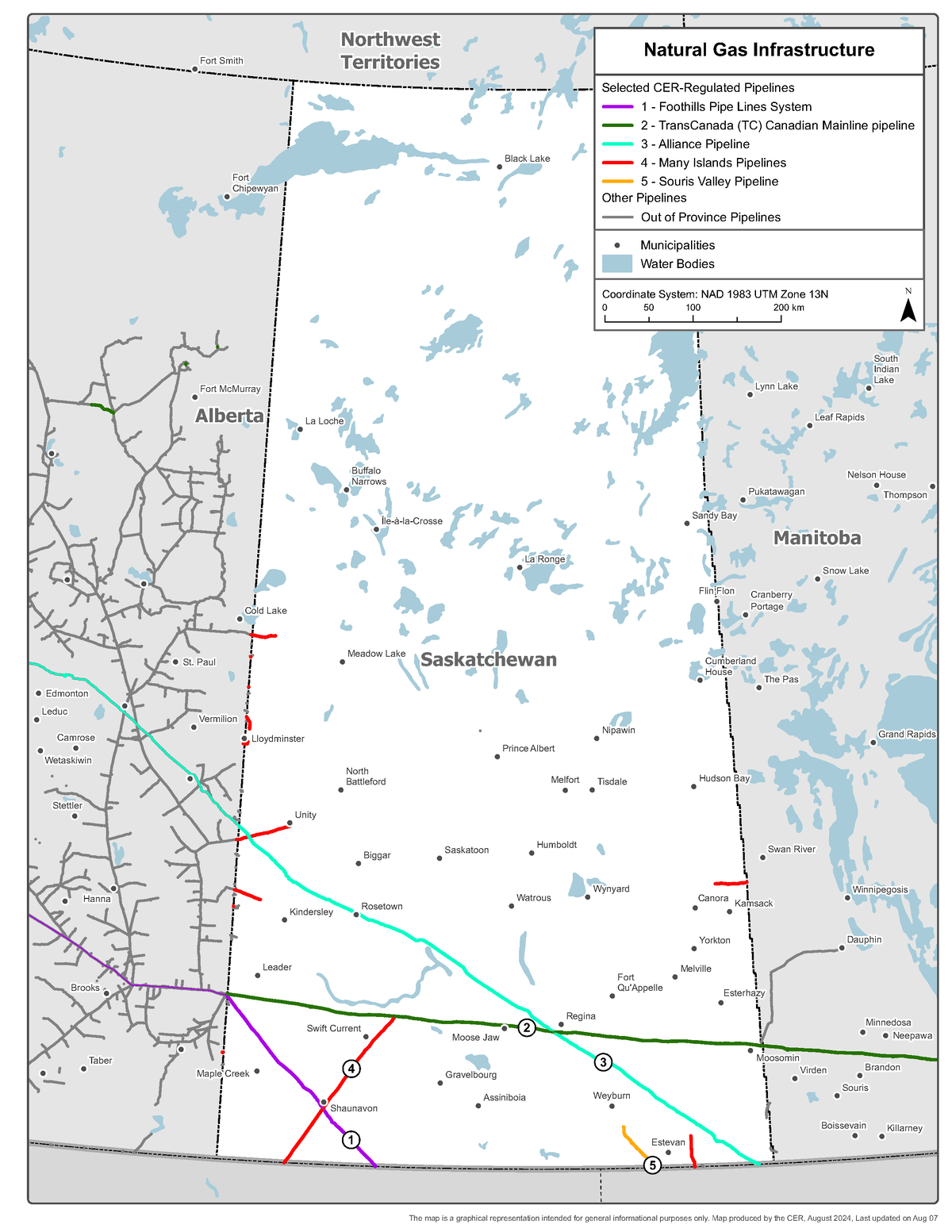 Figure 5: Natural gas infrastructure