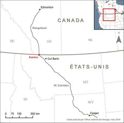 Carte – Pipeline Aurora