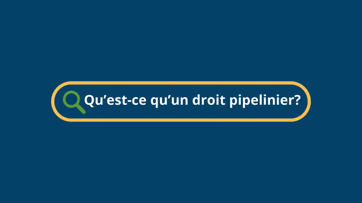 Qu'est-ce qu'un droit pipelinier?