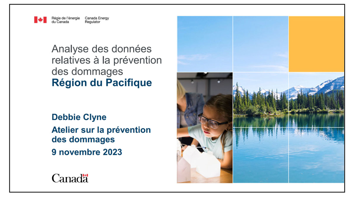 Analyse des données relatives à la prévention des dommages Région du Pacifique - Debbie Clyne