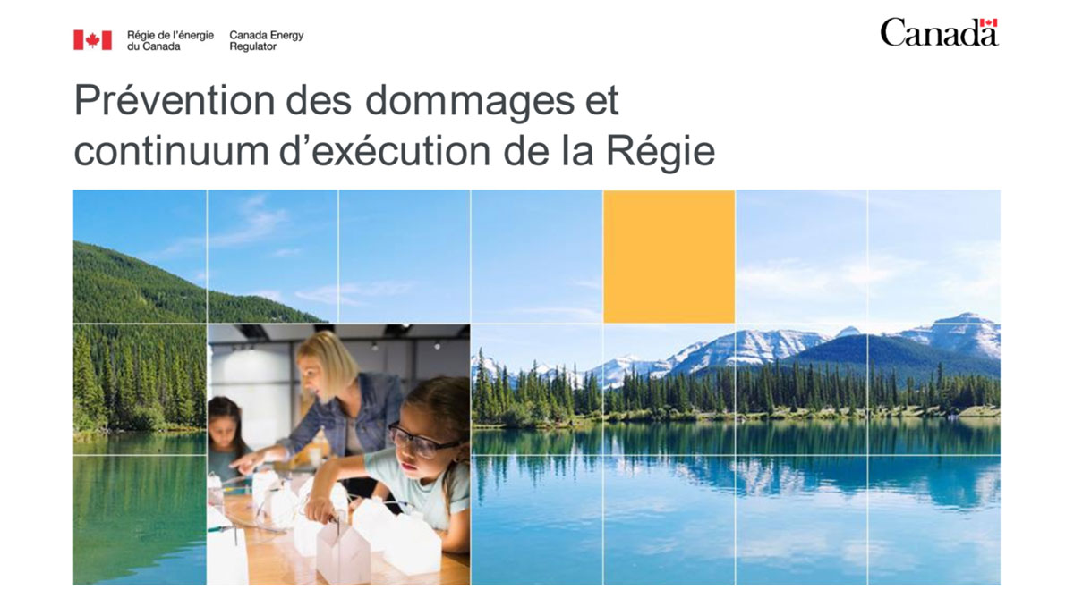 Prévention des dommages et continuum d’exécution de la Régie